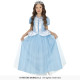 COSTUME CARNEVALE PRINCIPESSA AZZURRA 5/6 ANNI VESTITO PRINCIPESSA CELESTIALE DELLE NEVI ABITO A TEMA FIABE NO ACCESSORI