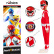 COSTUME POWER RANGERS 7/8 ANNI VESTITO UFFICIALE RUBIES COMPLETO TUTA E MASCHERA MIGHTY MORPHIN RED RANGER NO ACCESSORI