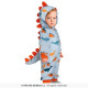 COSTUME DINOSAURO NEONATO 18/24 MESI TUTINA CON CODA E CAPPUCCIO DYNO PIGIAMA NEONATO NO ACCESSORI