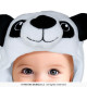 COSTUME CARNEVALE PANDA 12/18 MESI VESTITO COMPLETO DI TUTINA E CAPUCCIO 3D A TEMA ANIMALI DELLA GIUNGLA NO ACCESSORI