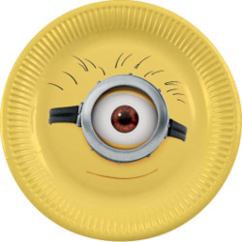 Piatti Minions 23 cm - 8 pezzi