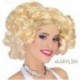 PARRUCCA BOCCOLI BIONDI MARYLIN M.PER FESTE DI CARNEVALE HALLOWEEN E PARTY VARI HIGH QUALITY GUIRCA WIG COD.4865