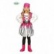 COSTUME PER FESTE DI CARNEVALE E PARTY VARI PIRATA ROSA 3/4 ANNI VESTITO/CINTURA/BANDANA COD.83240 (PINK PIRATE)