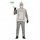 COSTUME CARNEVALE E FESTE BENDER ROBOT ADULTO T.UNICA VESTITO CON PANTALONI TUTA CON MANICHE CAPUCCIO COD.84418 GUIRCA