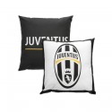 CUSCINO ARREDO FC JUVENTUS ORIGINAL 40X40CM.IMBOTTIT.100%POLIESTER RIVESTIM.100%COTONE PRODOTTO UFFICIALE HERMET ITALY