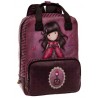 ZAINO PORTA PC GORJUSS LADYBIRD SANTORO ORIGINAL 29X40X11CM.PER SCUOLA LAVORO E VIAGGIO DOPPI MANICI E TASCA 100%PU