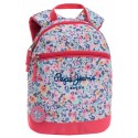 MINI ZAINO SCUOLA/GITA E VIAGGIO/TEMPO LIBERO PEPE JEANS LONDON ORIGINAL 25X32X12CM.100%POLIESTER