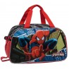 BORSONE DA VIAGGIO/PALESTRA SPIDERMAN BLUE CITY MARVEL ORIGINAL 45X28X22CM.70%POLIESTERE 30%PVC