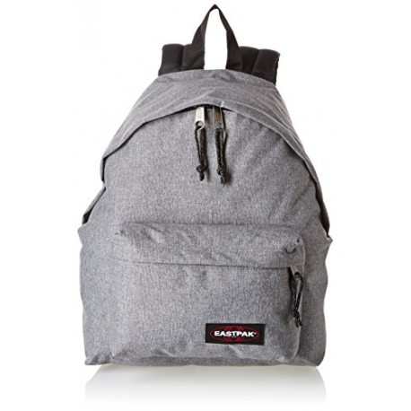 ZAINO AMERICANO PADDED STASH SUNDAY GREY EASTPACK 24L.40X30X18CM.CON TASCA PORTA TABLET/IPAD 10.1" SCUOLA E TEMPO LIBERO