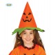 CAPPELLO ZUCCA ARANCIO E VERDE TAGLIA UNICA PER FESTE E TRAVESTIMENTI DI HALLOWEEN E PARTY A TEMA 100%POLIESTER