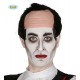 PARRUCCA CALVA VAMPIRO CAPELLI NERI CORTI X TRAVESTIMENTI DI HALLOWEEN/CARNEVALE E PARTY A TEMA.TOP QUALITY