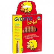 PASTELLONI A LEGNO SUPER LAVABILI GIOTTO BE-BÈ X6 FILA