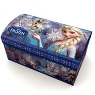 BAULETTO PORTA GIOIE FROZEN DISNEY ORIGINAL SNOW QUEEN 20X12X10,5CM.CARTONATO CON SPECCHIO INTERNO