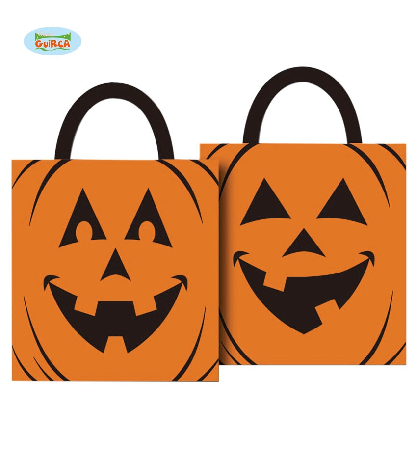 Etichette Folies : Borsa tote bag di Halloween personalizzata - Zucche