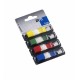 SEGNA PAGINE 4 COLORI INFO FLAGS 12,5X43MM.PLASTIFICATI WATER BASED GLUE