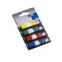 SEGNA PAGINE 4 COLORI INFO FLAGS 12,5X43MM.PLASTIFICATI WATER BASED GLUE