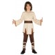 COSTUME CARNEVALE MAESTRO SPIRITUALE 5/6 ANNI STAR WARS VESTITO COMPLETO DI CASACCA/CINTURA/PANTALONI 100%POLIESTER