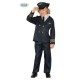 COSTUME PER TRAVESTIMENTI DI CARNEVALE PILOTA AEREO BABY 7/9 ANNI VESTITO COMPLETO DI CAPPELLO/GIACCA/PANTALONE