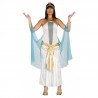 COSTUME CARNEVALE DONNA FARAONA EGIZIA TAGLIA M VESTITO COMPLETO DI COPRICOLLO CON GIOIELLI E VELO COD 10271 GUIRMA