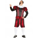 COSTUME CARNEVALE D"EPOCA RINASCIMENTO UOMO ADULTO TAGL UN VESTITO COMPLETO COLLO/CAMICETTA/PANTALONI COD.84608