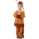 COSTUME VESTITO CARNEVALE BABY INDIANO 6/12 MESI COMPLETO DI PANTALONE/CASACCA/CINTA DA TESTA GUIRCA INDIO BAMBINO