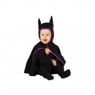 VESTITO COSTUME CARNEVALE/HALLOWEEN PIPISTRELLO BAMBINI 6/12 MESI MANTELLO CON CAPUCCIO C.85531 GUIRCA 8434077855317