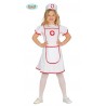 COSTUME CARNEVALE CROCEROSSINA BABY INFERMIERA 7/9 ANNI VESTITO CON CUFFIA 100%POLIESTER COD 85947 GUIRCA8434077859476