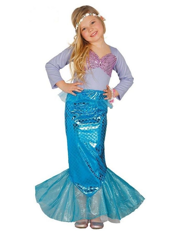 Costume sirena da bambina - 3 pezzi per 26,50 €