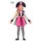 COSTUME CARNEVALE PIRATA ROSA TESCHIO BABY 3/4 ANNI COMPLETO DI VESTITO/CAPPELLO/POLSINI COD 85937 GUIRCA 8434077859377