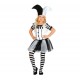 COSTUME CARNEVALE BAMBINA 7/9 ANNI ARLECCHINO JOLLY JOKER VESTITO COMPLETO DI CAPPELLO COD 98919 GUIRCA 8434077859209