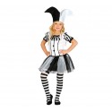 COSTUME CARNEVALE BAMBINA 7/9 ANNI ARLECCHINO JOLLY JOKER VESTITO COMPLETO DI CAPPELLO COD 98919 GUIRCA 8434077859209