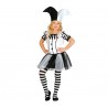 COSTUME CARNEVALE BAMBINA 7/9 ANNI ARLECCHINO JOLLY JOKER VESTITO COMPLETO DI CAPPELLO COD 98919 GUIRCA 8434077859209