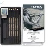 SCATOLA IN METALLO LYRA CHARCOAL SET DA 11 PEZZI CARBONCINO COMPLETO