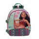 ZAINO ASILO E TEMPO LIBERO 33X25X15CM VAIANA OCEANIA DISNEY ORIGINALE 2 ZIP 100%POLIES. CON GLITTER DA PANINI ITALY