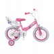 BICICLETTA CON ROTELLE 14" MINNIE DISNEY ORIGINAL COLORE ROSA COD 613 TOP QUALITY DISTRIBUITO DA TOIM SL ESPANA