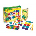 SET CREA E MODELLA PLASTILINA E STRUMENTI X MODELLARE 24 MATTONI/12 FORMINE/8 STAMPINI/3 SPATOLE/2 RULLI/1 GUIDA CRAYOLA