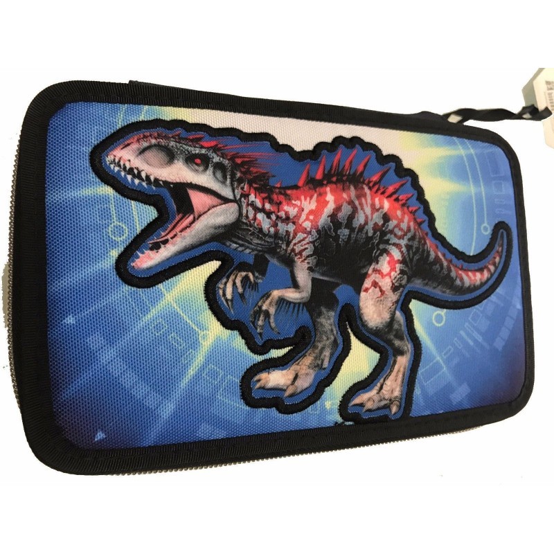 ASTUCCIO CORREDO SCUOLA TRE CERNIERE JURASSIC WORLD ORIGINALE 29X14X21 INTERNO 45 PEZZI GIOTTO FILA TRATTO LYRA Parole e Pensieri