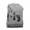 ACCAPPATOIO SALVASPAZIO FC JUVENTUS ADULTO MIS.S MICROSPUGNA PURO COTONE BIANCO NUOVO LOGO E BORDI NERI PROD.UFFICIALE