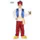 COSTUME CARNEVALE LADRO DEL DESERTO ALADINO GENIO LAMPADA 7/9 ANNI VESTITO COMPL.CAPPELLO/CAMICIA GILET/CINTA/PANTALONI