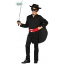 VESTITO CARNEVALE BANDIDO ZORRO 4/5/6 ANNI