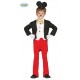 COSTUME CARNEVALE TOPOLINO BABY 3/4 ANNI VESTITO RATONCITO COMPLETO DIADEMA/GILET CON PAPILLON/PANTALONI NO ACCESSORI