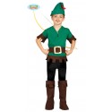 VESTITO CARNEVALE LADRON DE BOSQUE 7/9 ANNI ROBIN HOOD