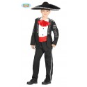 COSTUME CARNEVALE MESSICANO 3/4 ANNI VESTITO COMPLETO DI GIACCA CON CAMICIA CINTURA PANTALONE NO CAPPELLO NO ACCESSORI