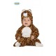 COSTUME BABY LEOPARDO VESTITO TUTA CON CAPUCCIO 12/24MESI X TRAVESTIMENTI DI CARNEVALE A TEMA ANIMALI FAVOLE NO ACCESS.