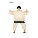 COSTUME CARNEVALE SUMO TAGL.UN 50/54 SOLO VESTITO GONFIABILE CON VENTILATORE PER TRAVESTIMENTI E PARTY VARI NO ACCESSORI