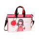 BORSA CON TRACOLLA GORJUSS TIME TO FLY SANTORO LONDON 39X28X6,5CM 1 ZIP+ 1 TASCA EST 1 INT.CON ZIP+ PORTCELLULARE 100%PU