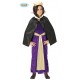 COSTUME CARNEVALE/HALLOWEEN REGINA CATTIVA BABY 5/6 ANNI MATRIGNA BIANCANEVE VESTITO MANTELLO CORONA CINTURA NO ACCESS.