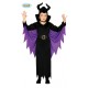 COSTUME STREGA MALEFICA 10/12ANNI VESTITO CAPPELLO E CINTURA PER TRAVESTIMENTI DI HALLOWEEN CARNEVALE NO ACCESSORI