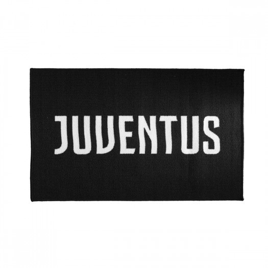 TAPPETO ANTISCIVOLO FC JUVENTUS ORIGINAL 70X110CM NUOVO LOGO PRODOTTO  UFFICIALE 75% LATTICE 25% NYLON DA HERMET ITALY - Parole e Pensieri