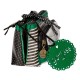 BEAUTY DA VIAGGIO THE SCARF GORJUSS SANTORO LONDON 20X11X8CM SIMILPELLE 3 ZIP COMPLETAMENTE APRIBILE 100%PVC